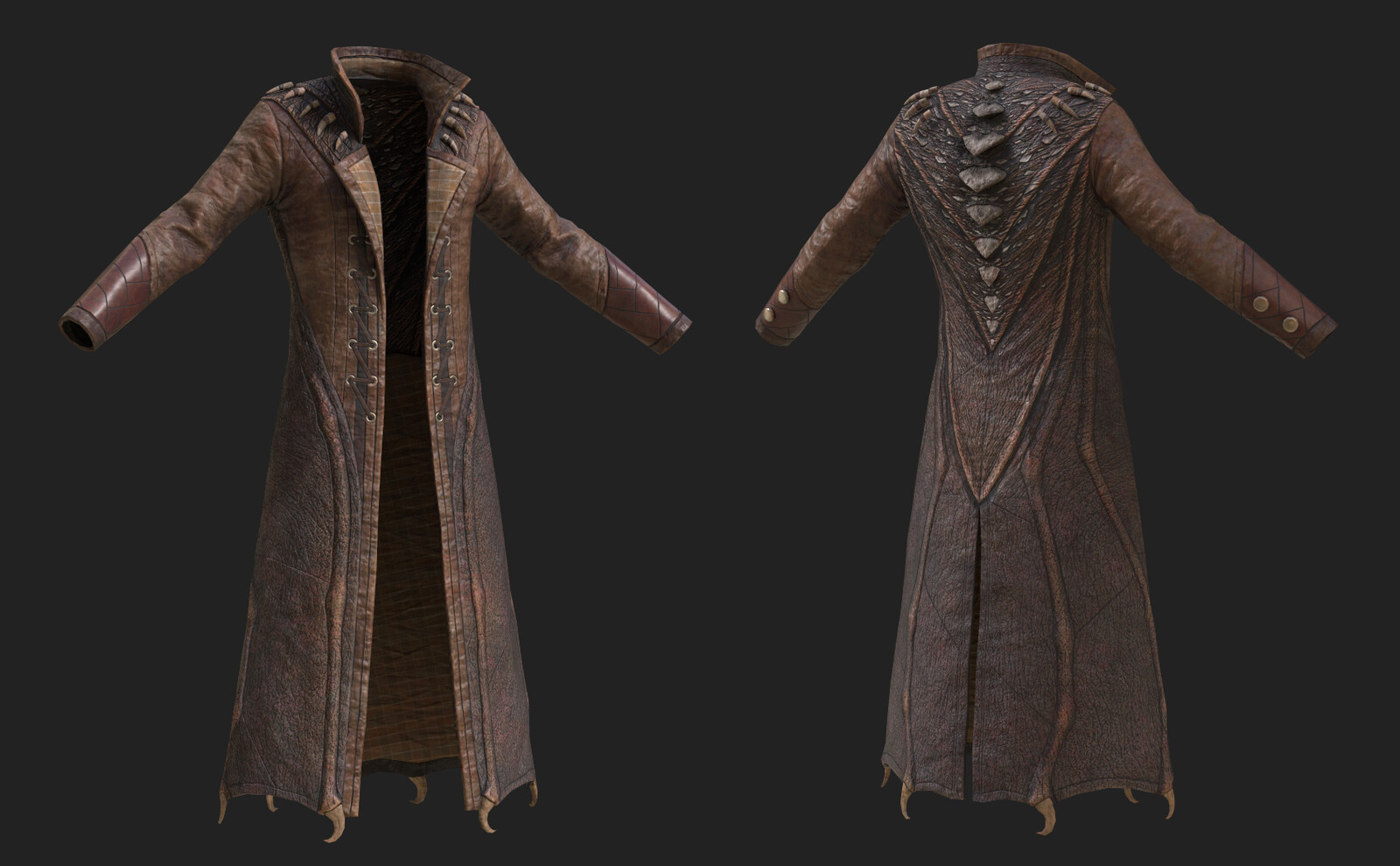 It was a blast making this dragon scale robe. Concept by Nasan Hardcastle. 