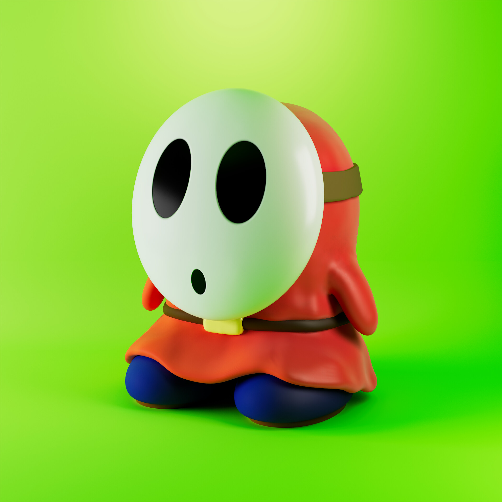 ArtStation - Shy Guy from Super Mario RPG