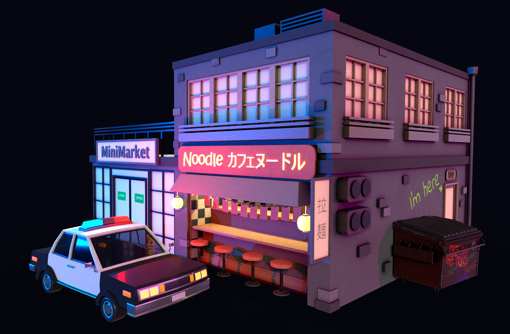 ArtStation - Building_Game_Model