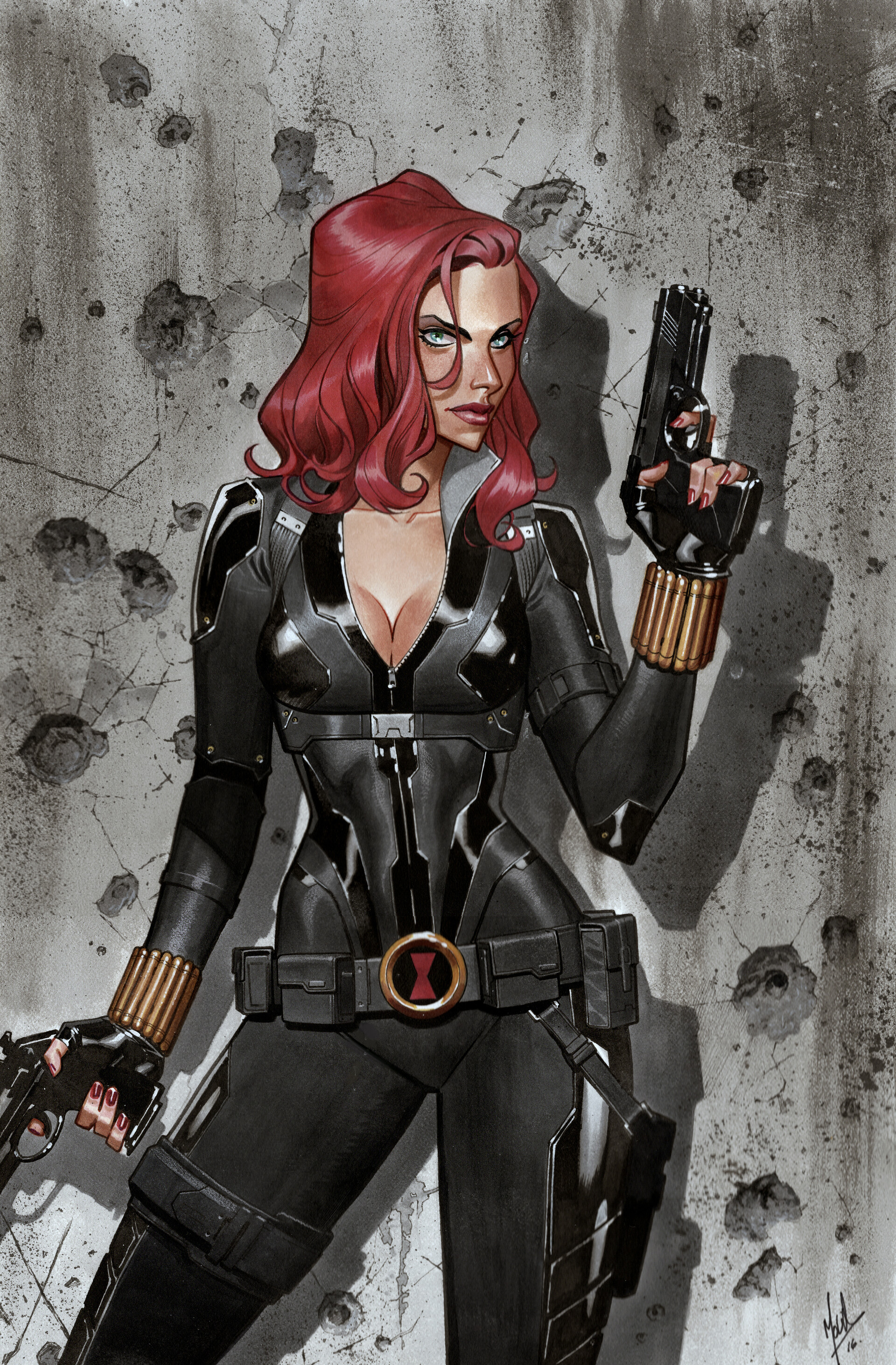 ArtStation Black Widow commission.