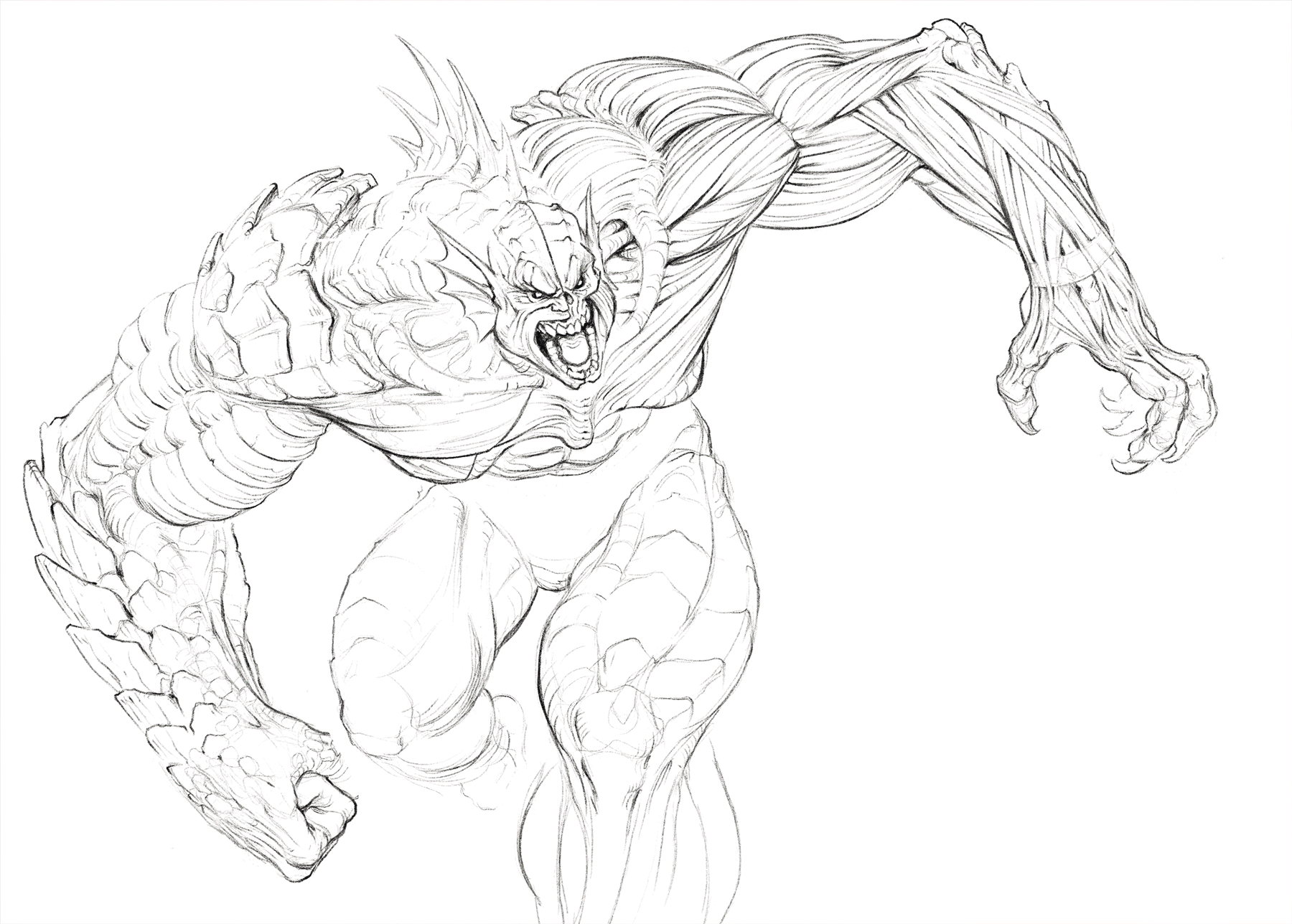 Here's a look at the process I used on every image in the book.  Hopefully it gives you some sense of how I did what I did!