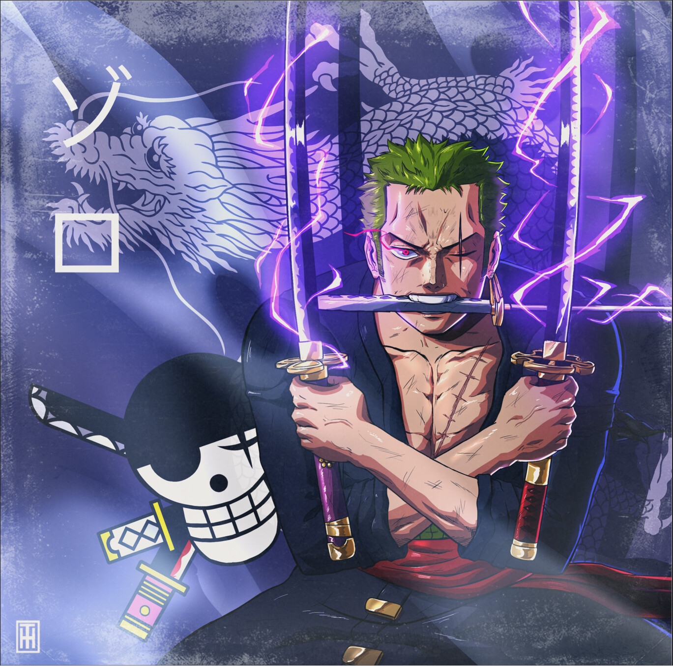 ArtStation - Roronoa Zoro - One Piece - FanArt