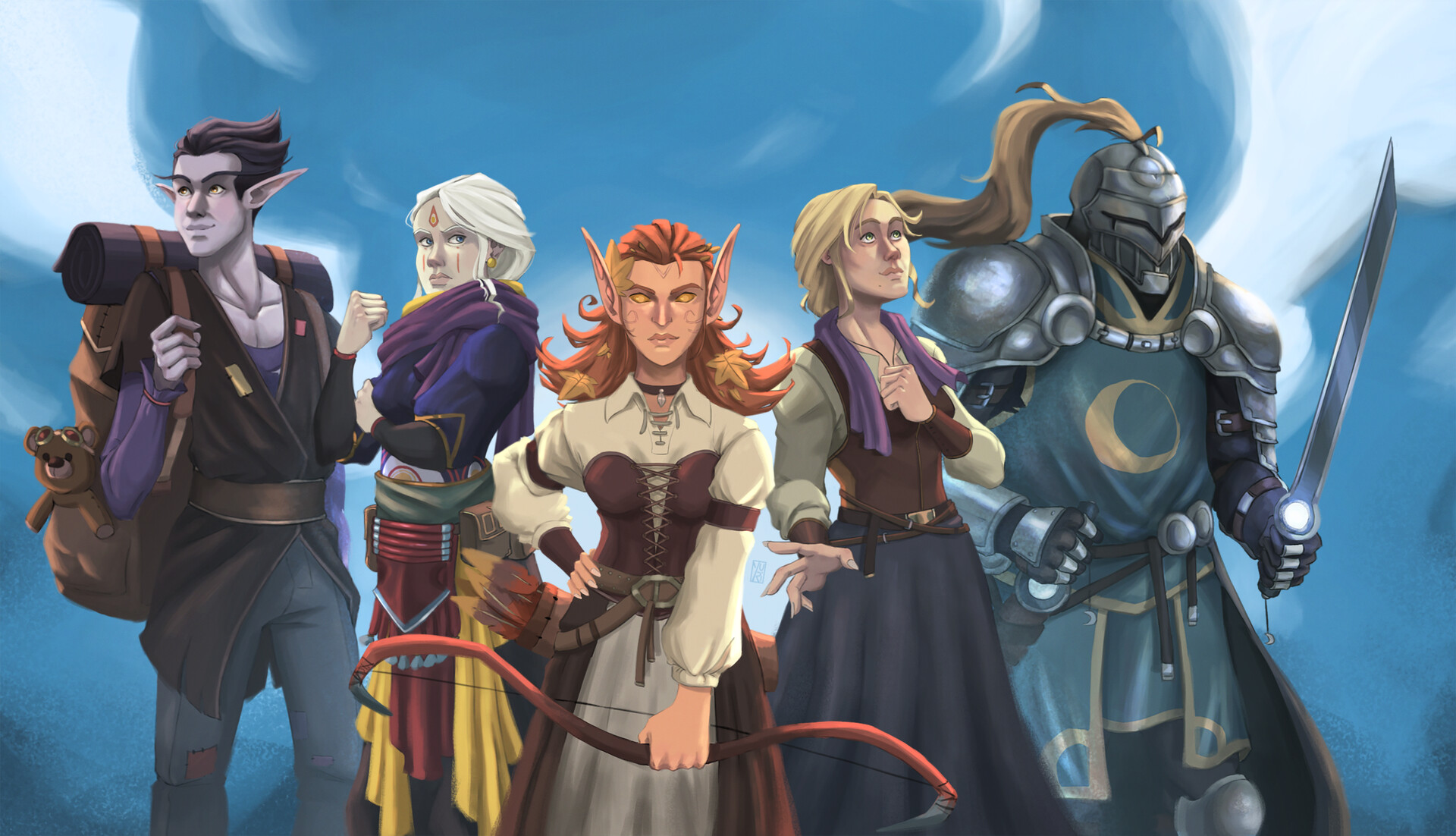 artstation-d-d-party-commission