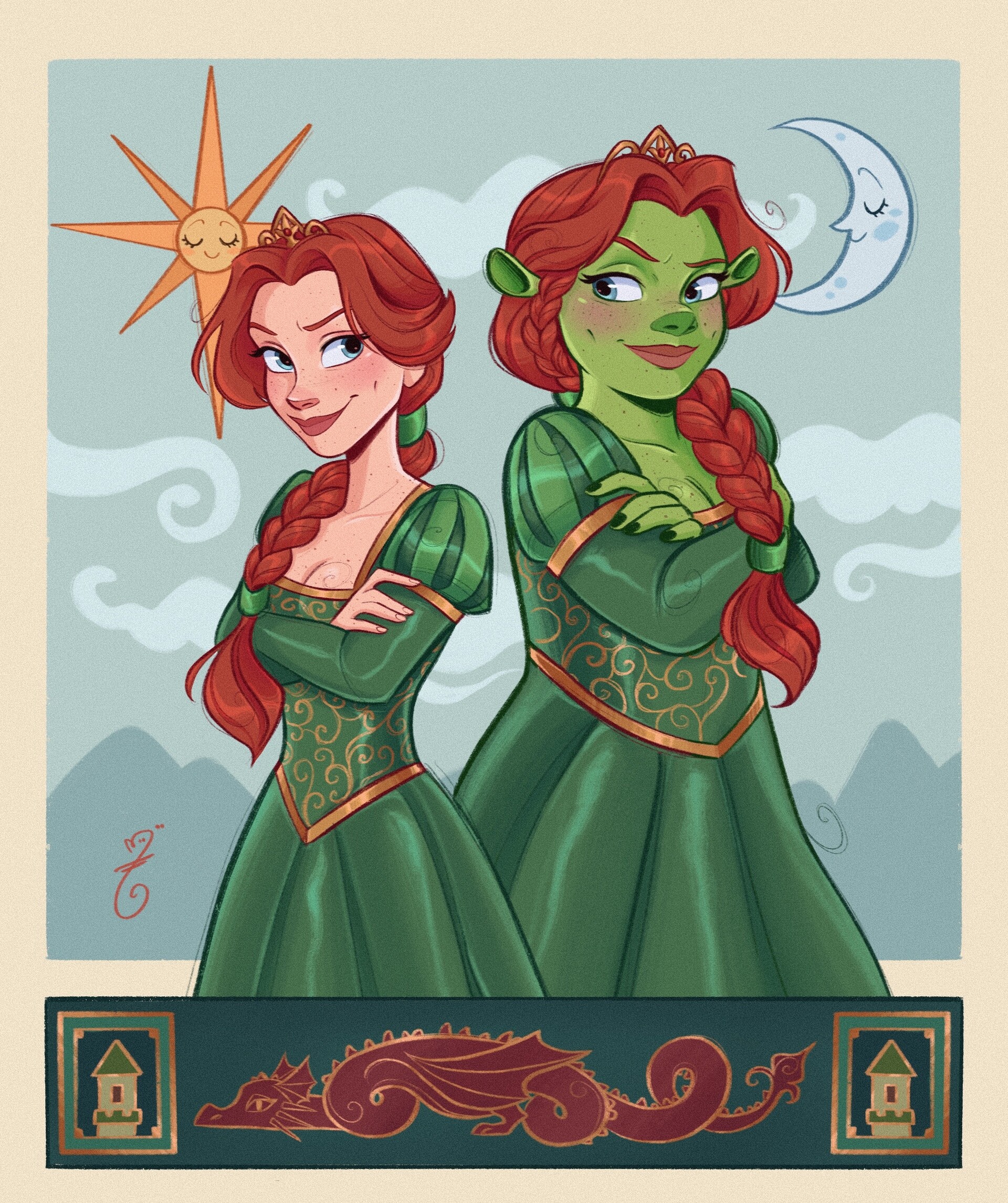 Shrek And Princess Fiona Human