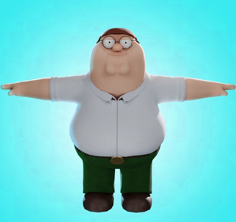 Peter Griffin Facing Forward
