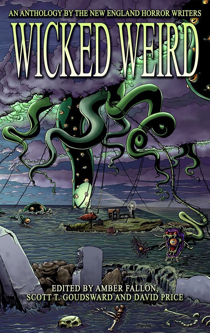 Cover art and graphics for "Wicked Weird" by New England Horror Writers