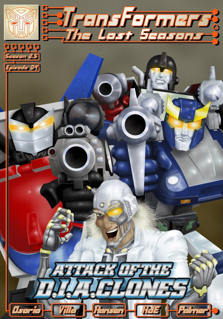 Cover art for Transformers digital fan comic