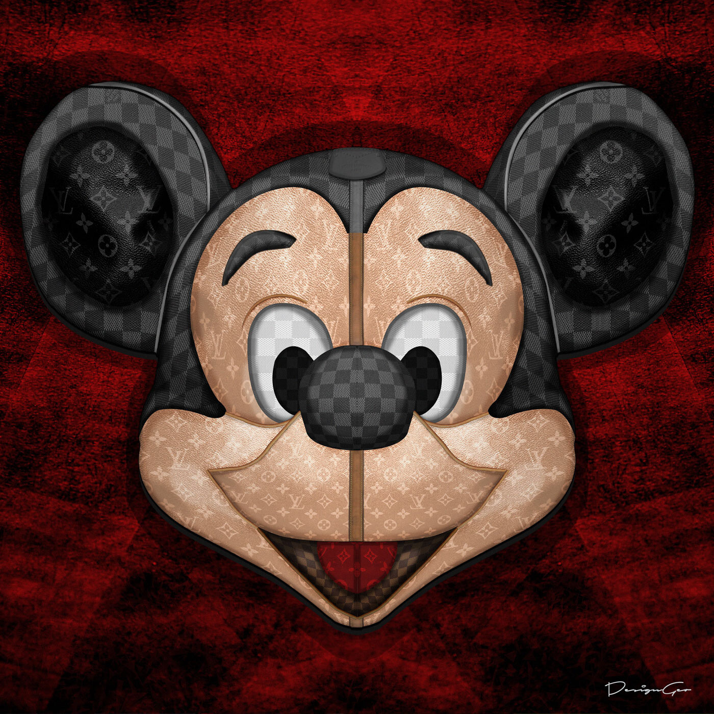 louis vuitton mickey mouse logo