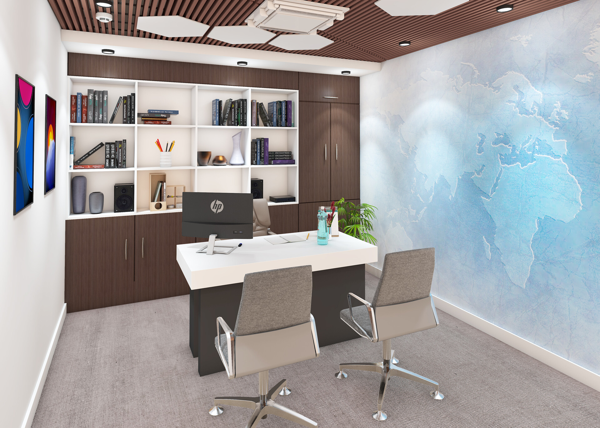 Office Interior Design  500 square feet  CivilLane