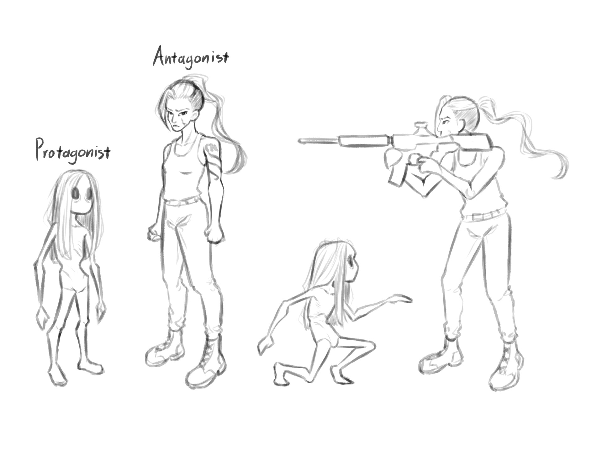 ArtStation - Antagonist Character Sheet.