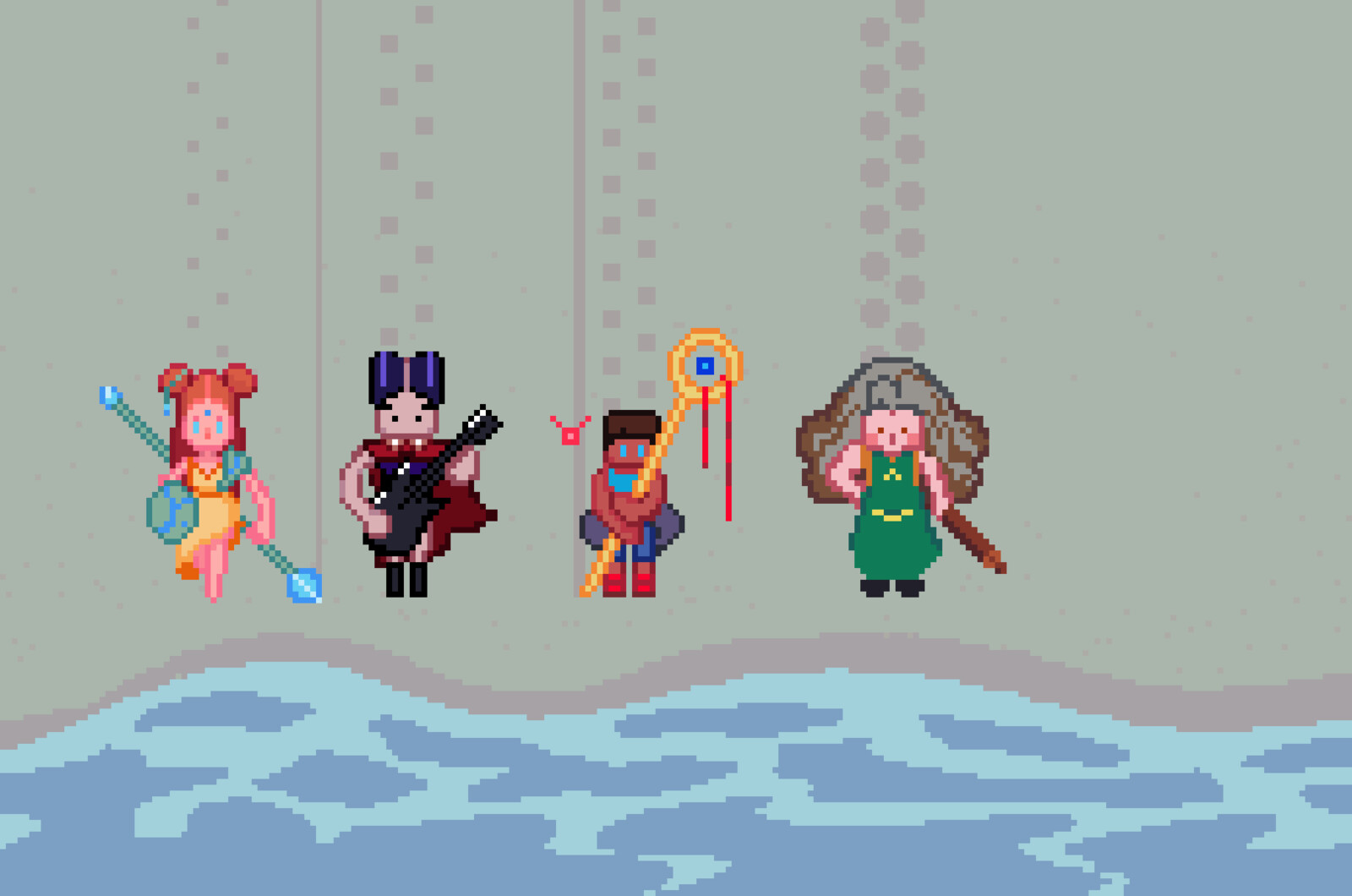 Character concepts lineup
