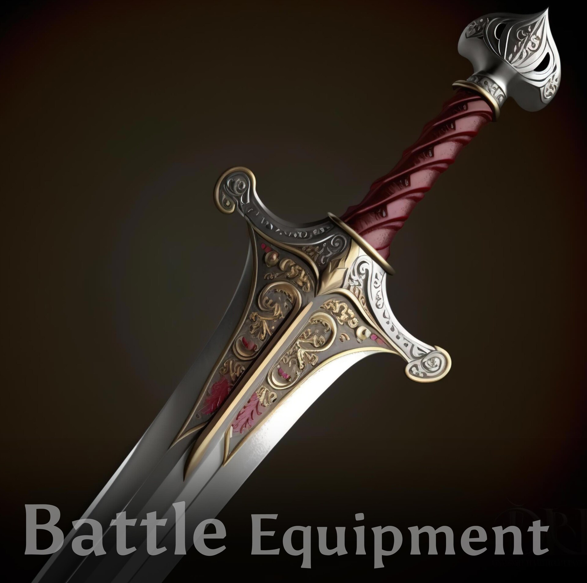 ArtStation - 203 Battle Equipment Sword and Knife Reference Modeling ...