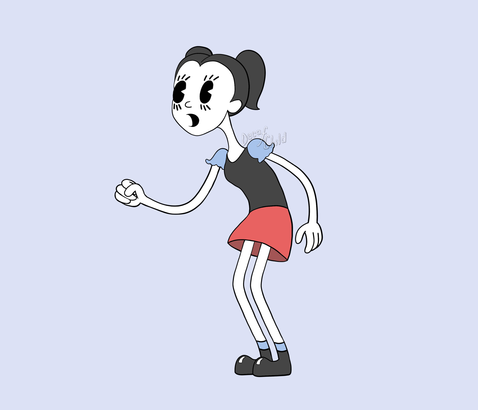 ArtStation - Rubberhose Girl