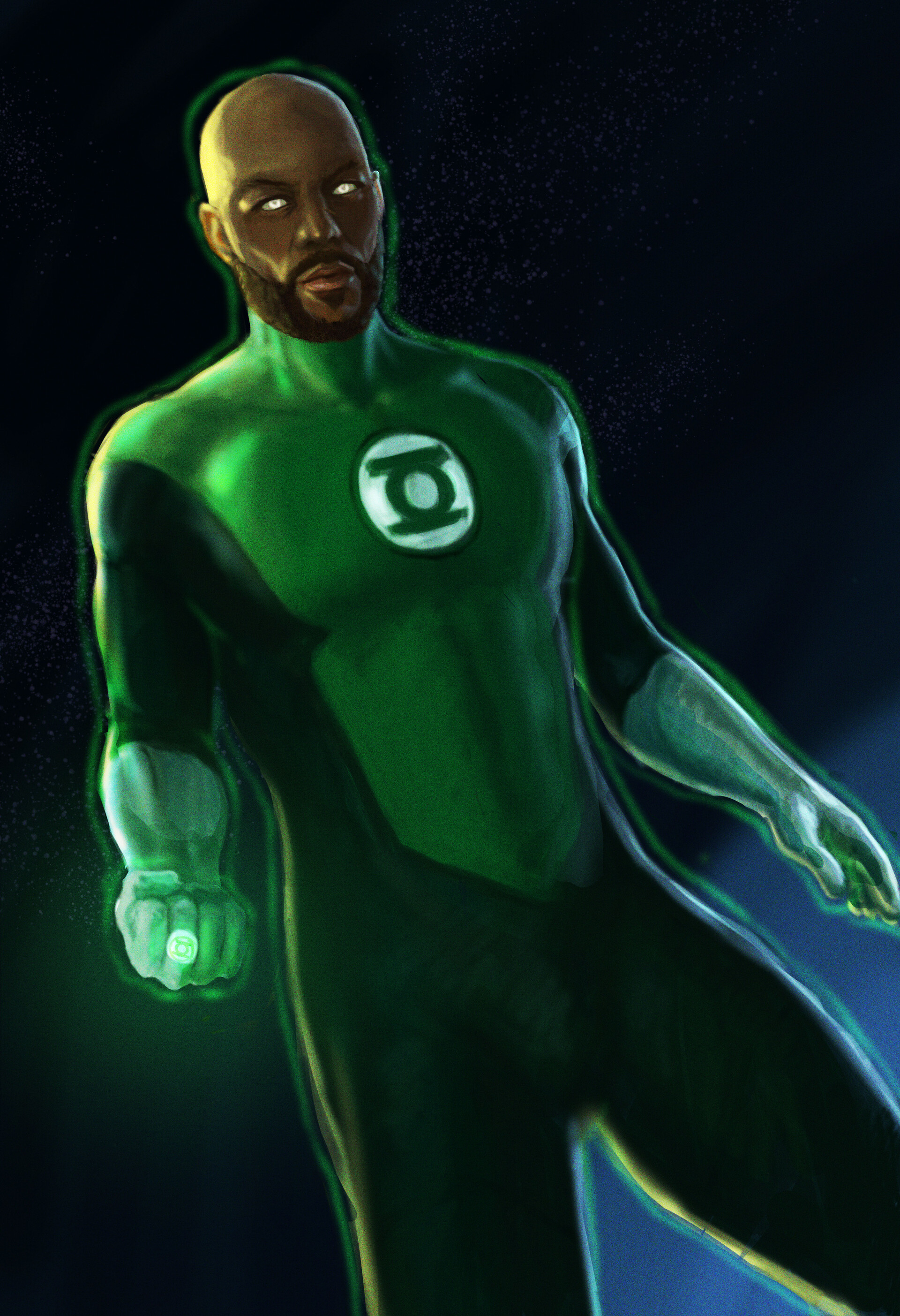 ArtStation - green lantern_justice league mortal