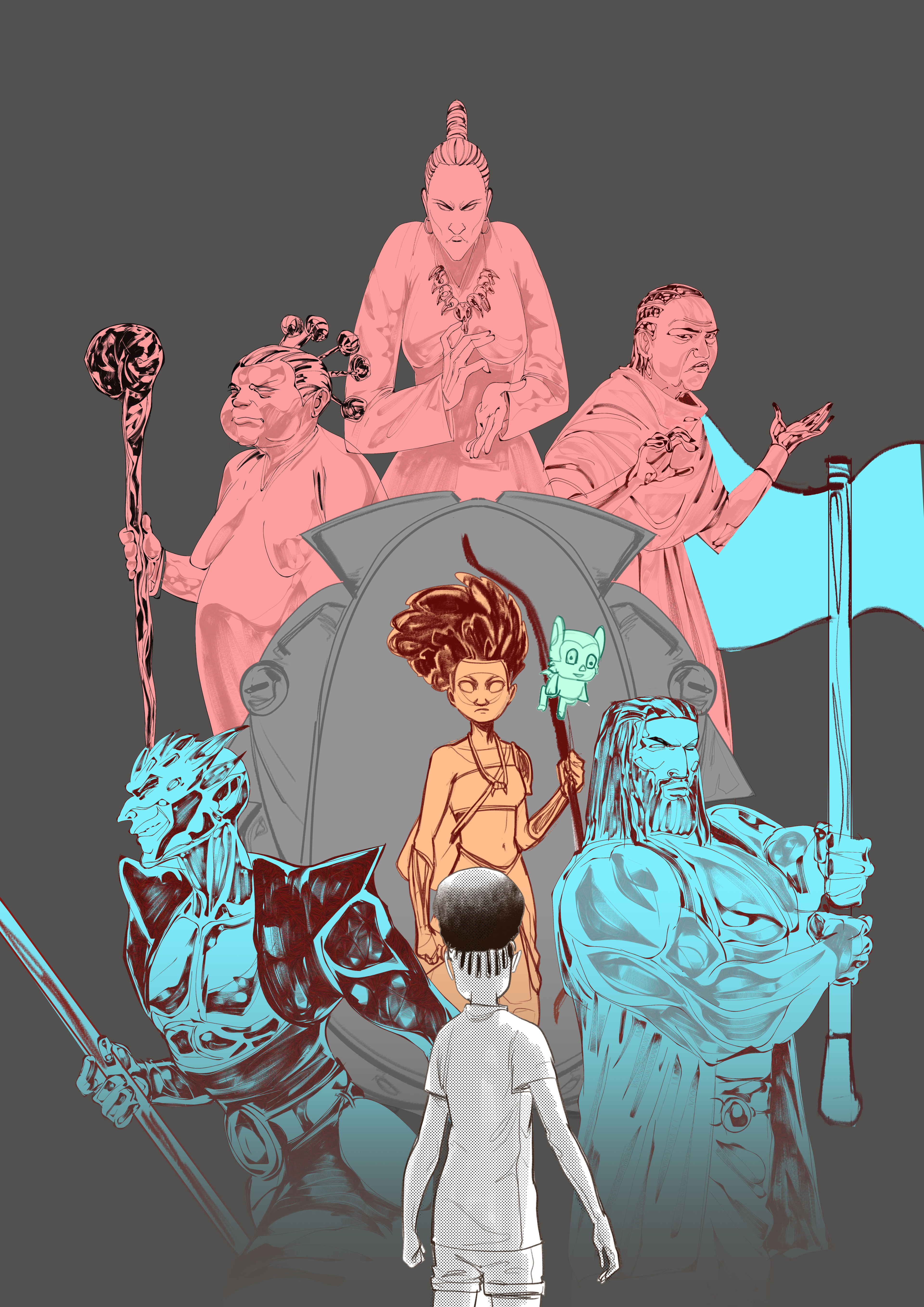 Line art with Krita