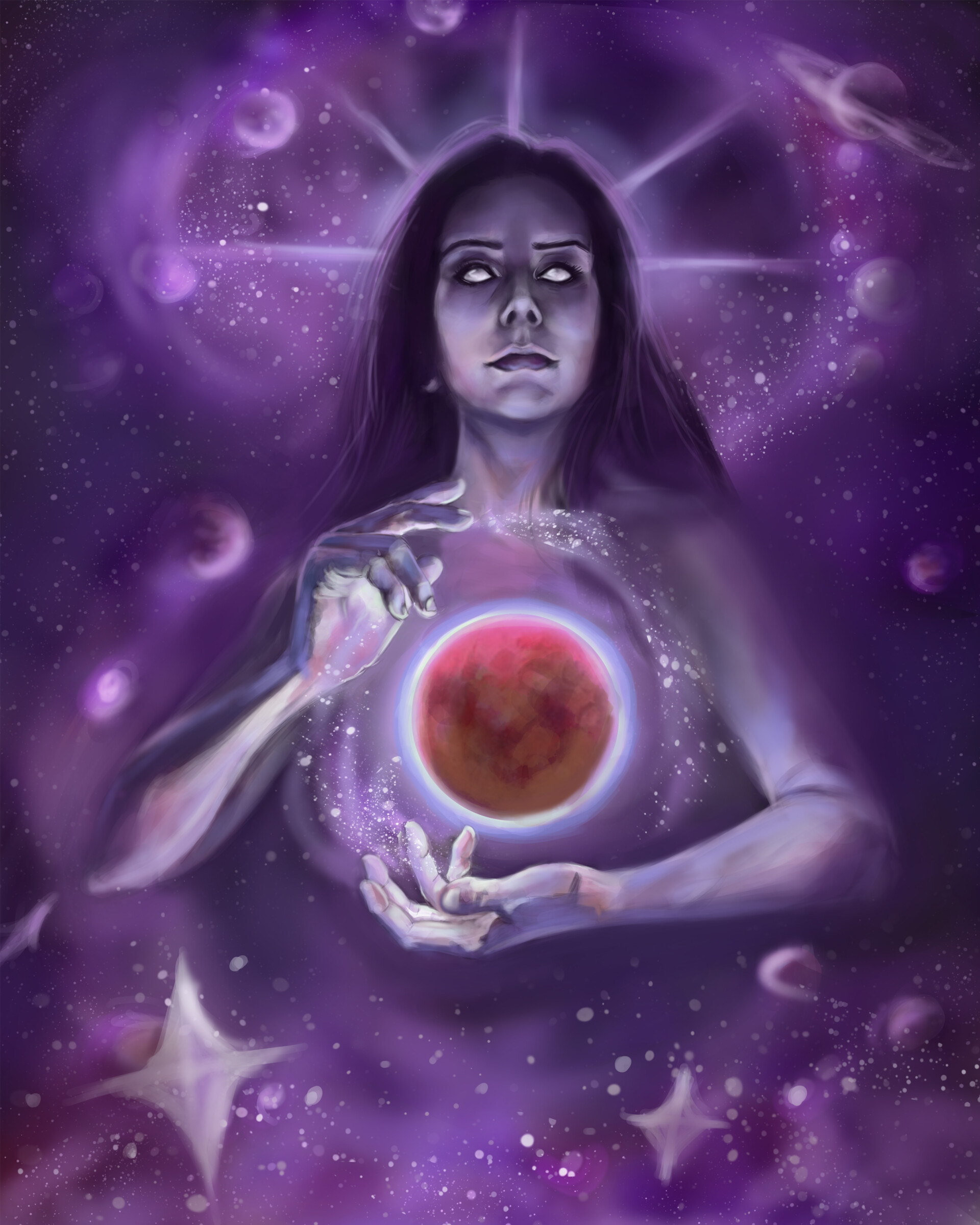 Artstation space goddess