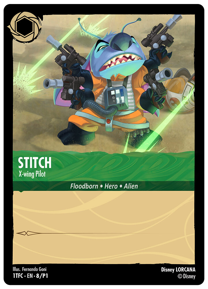 Star Stitch With Gun | Greeting Card