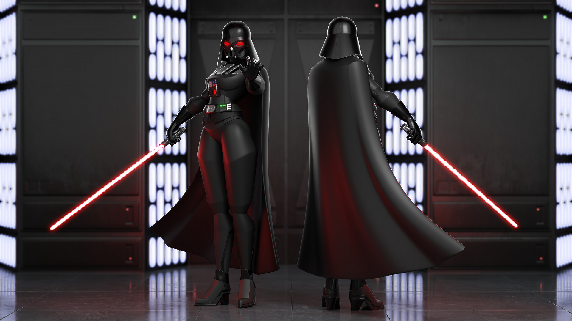 defect web bod ArtStation - Stylized Darth Vader : FANART Star Wars