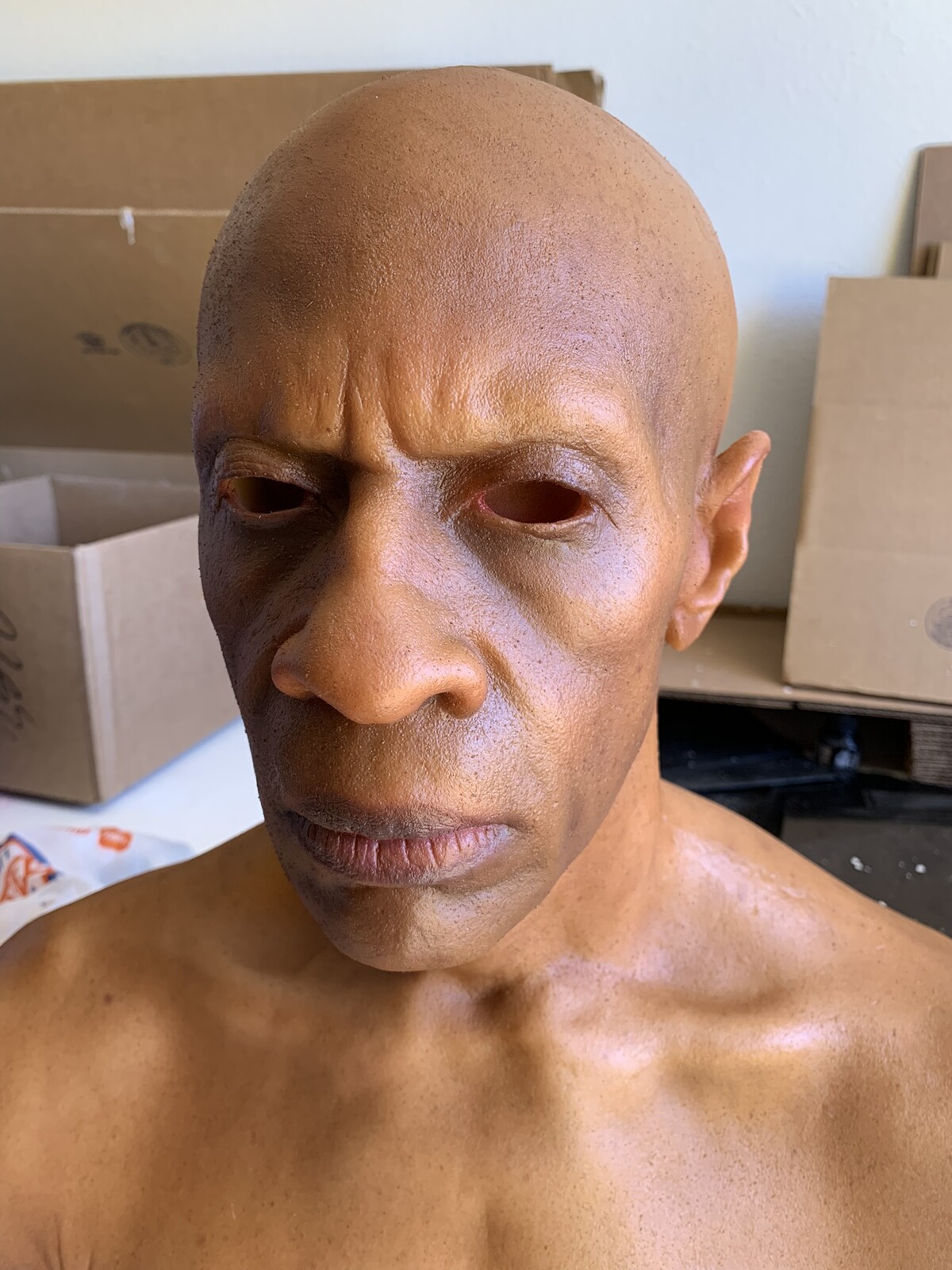 Poker Face Silicone Head
