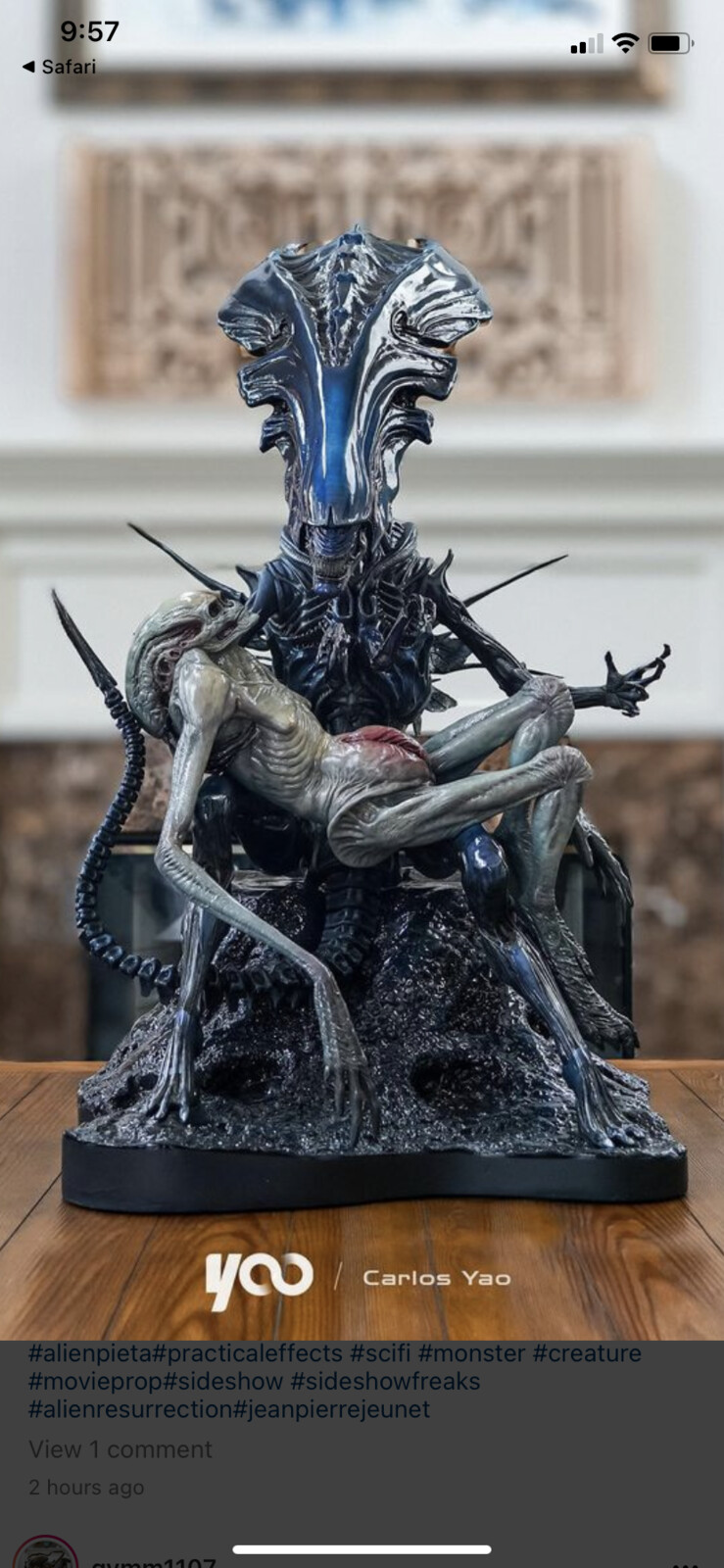 Alien Pieta by Alec Gillis