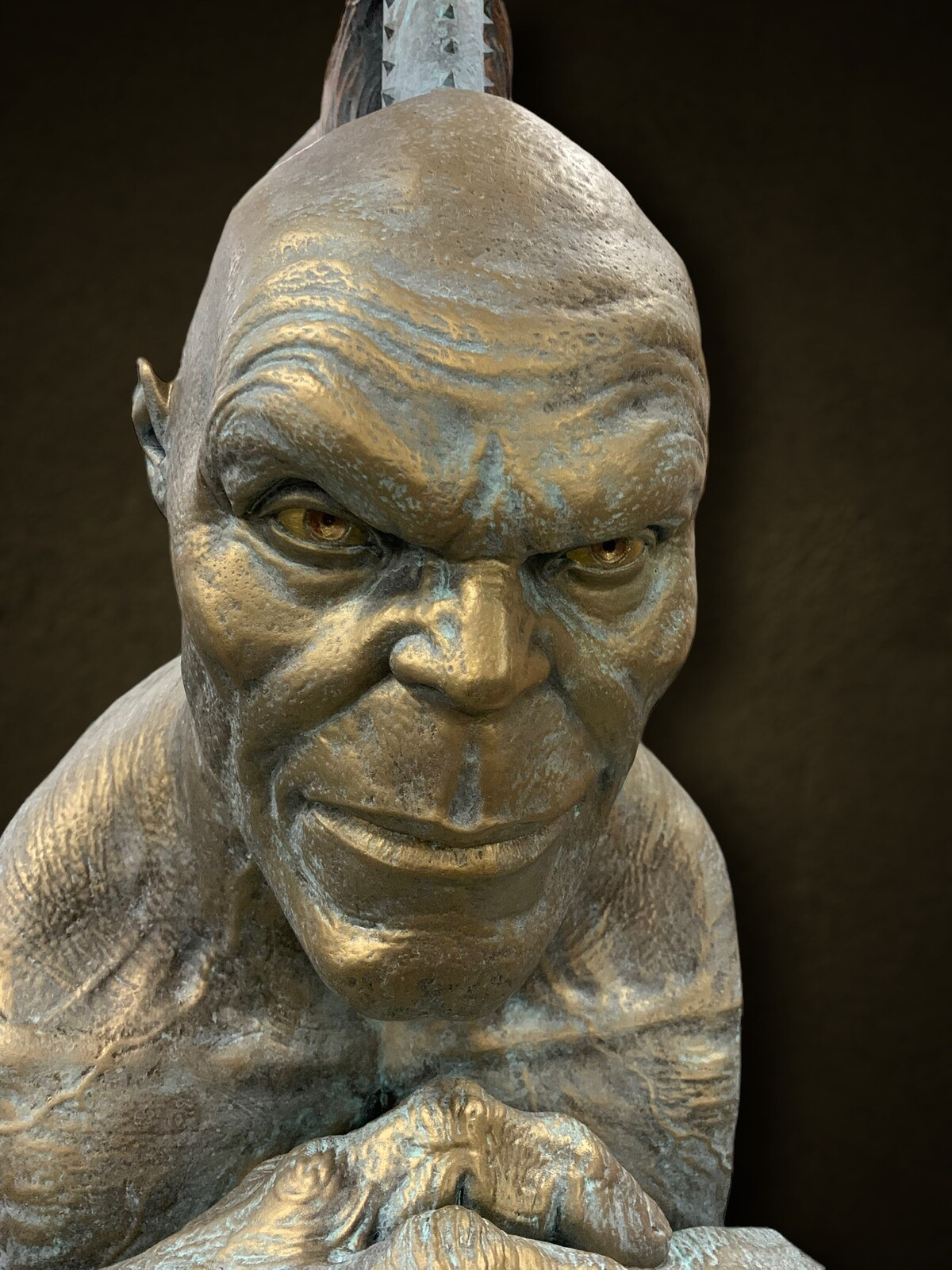 Goro Bronze Bust