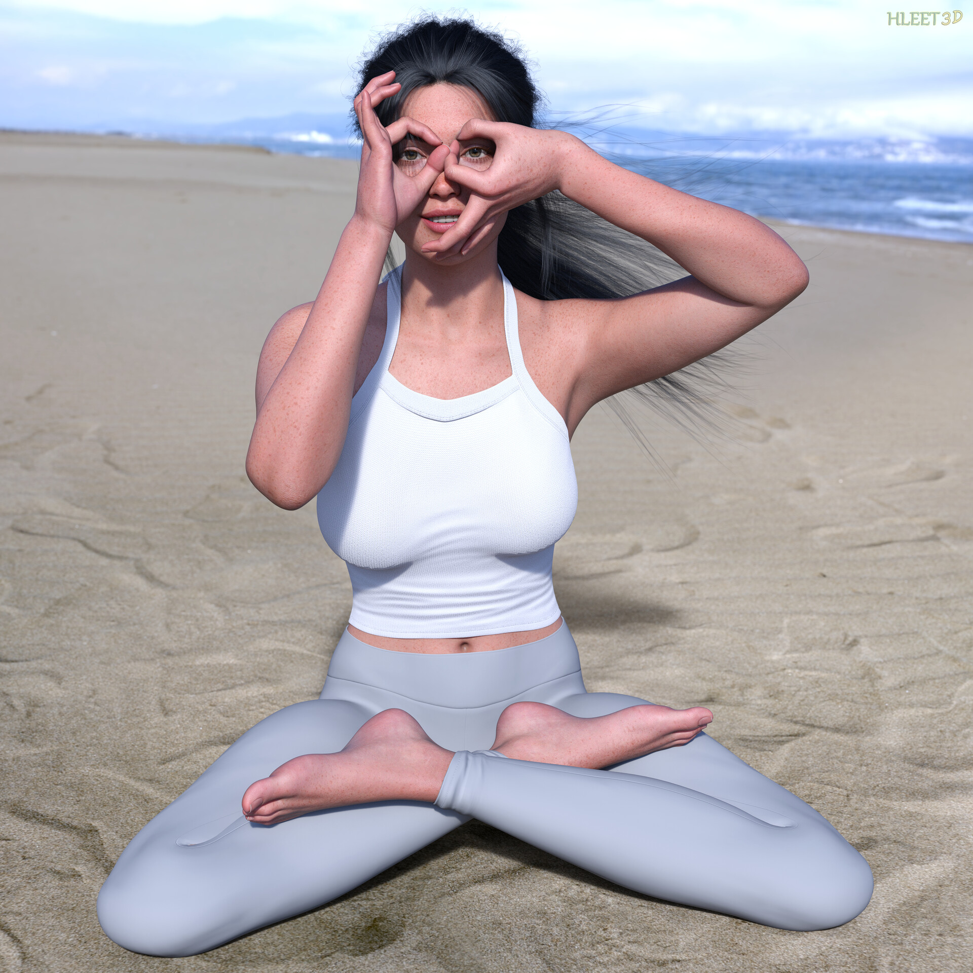ArtStation - Funny Yoga Girl