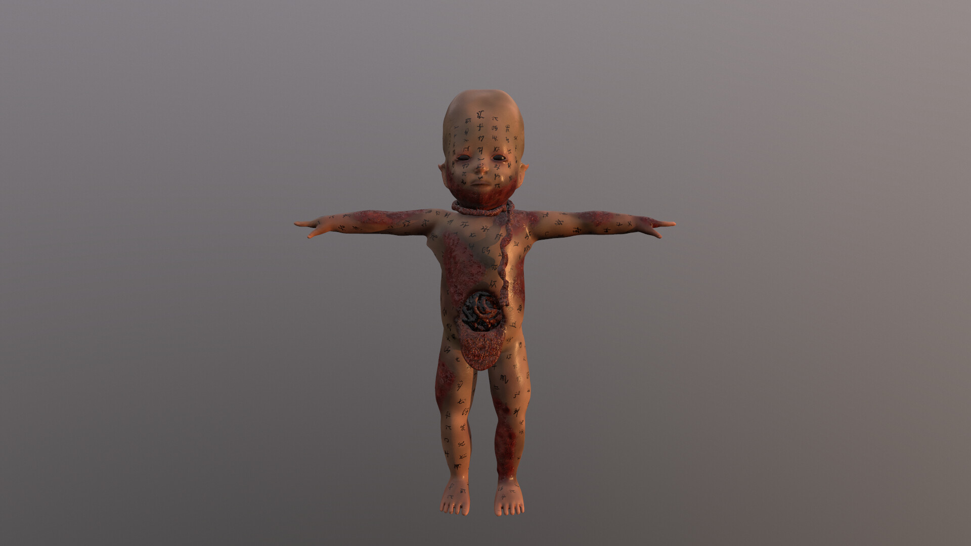 ArtStation - 3D character: Baby Wraith