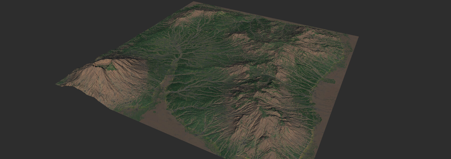Working with height maps. GAEA for UE 5