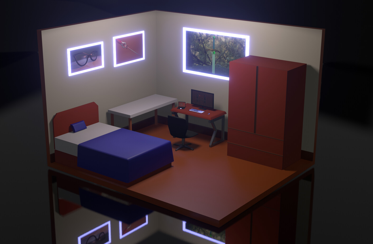 ArtStation - Isometric Room