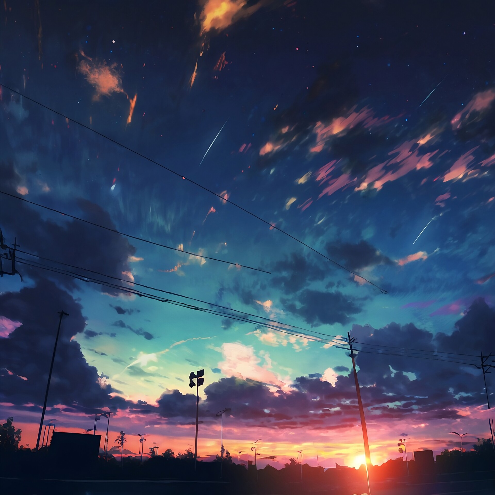 ArtStation - Urban Sunset