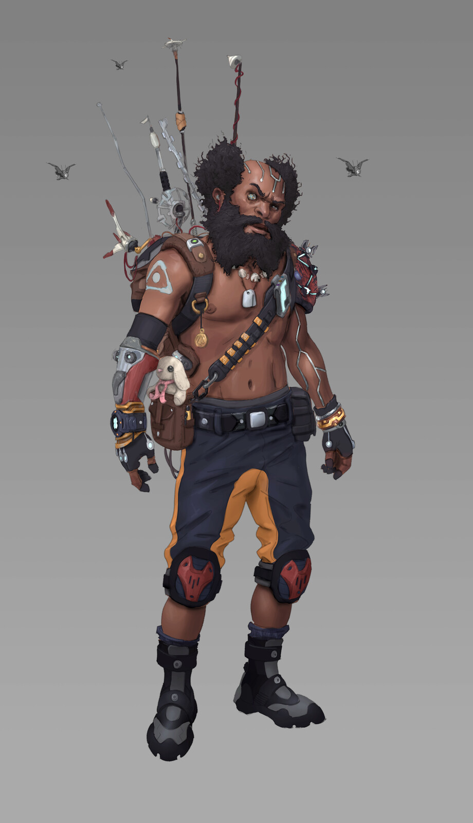 Hendrix Character Design
