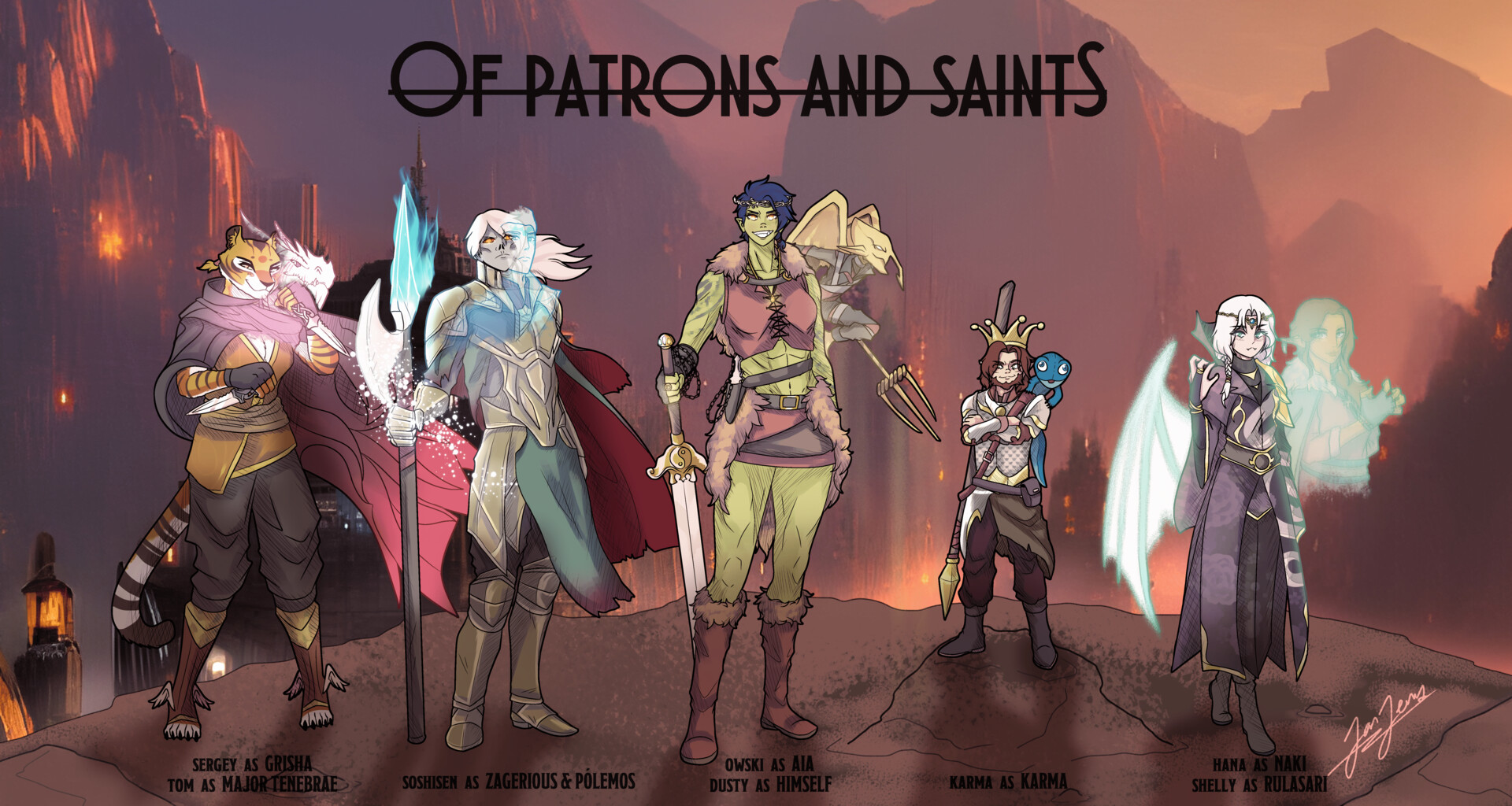 ArtStation - Of Patrons And Saints