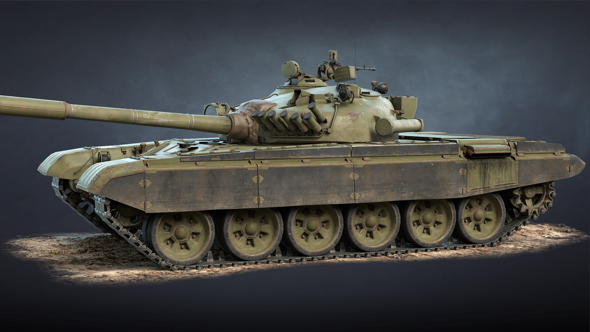 Ryzhkov 3D-Models - T-72A Tank