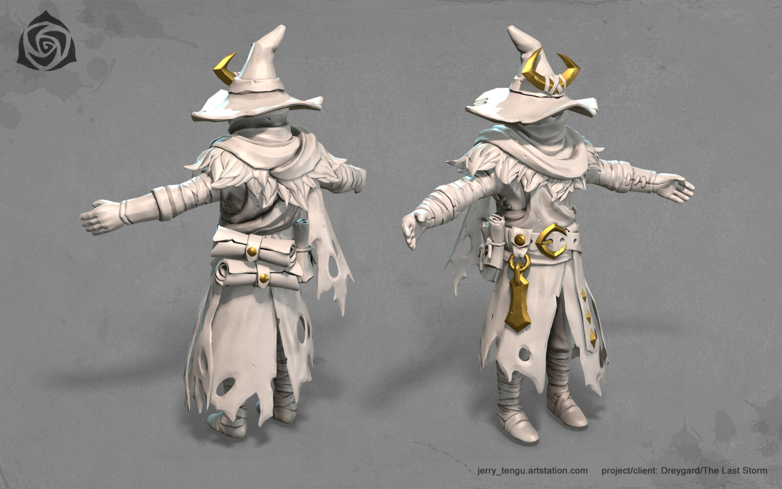 mage in-game model