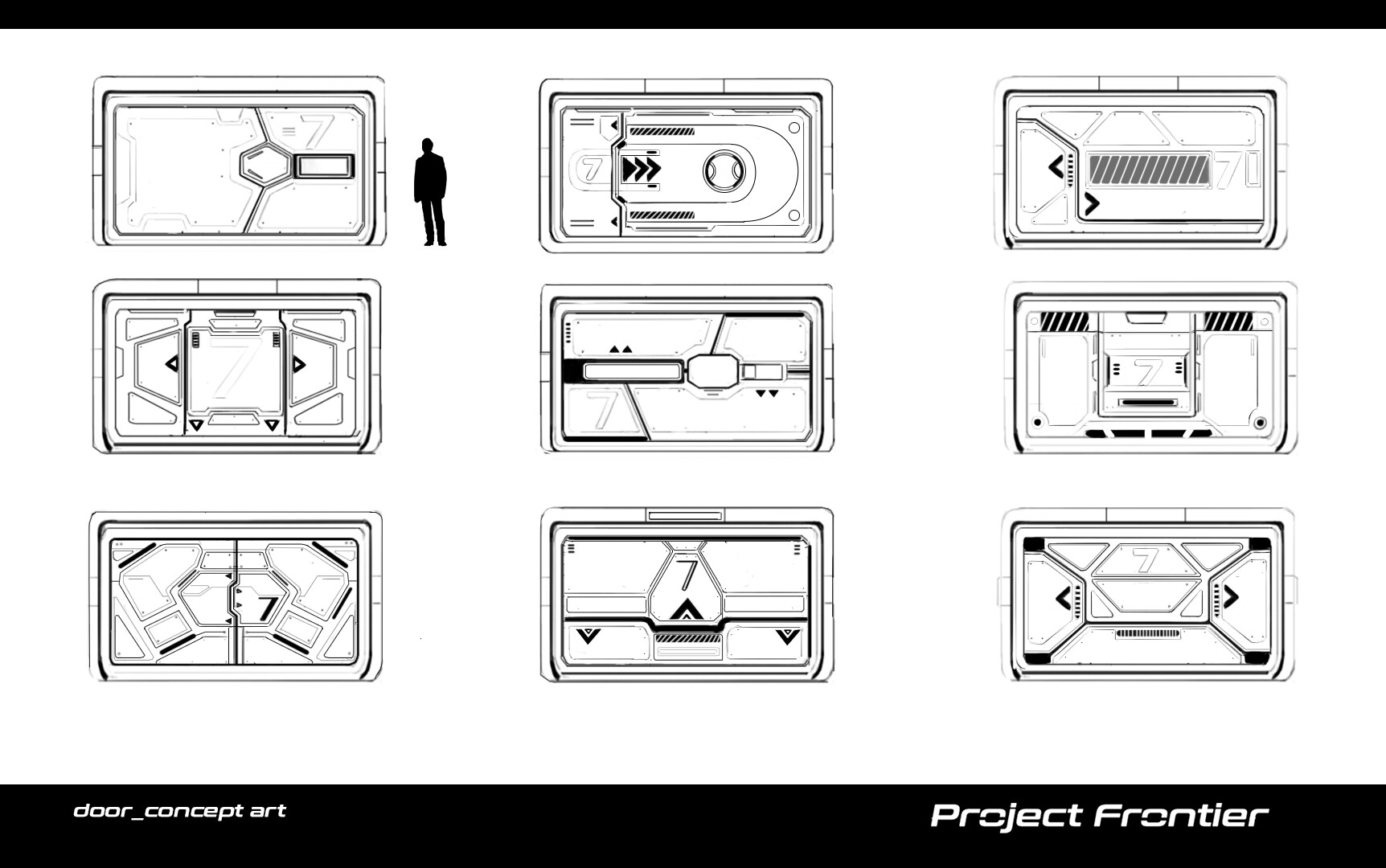 Malkin art project frontier door concept