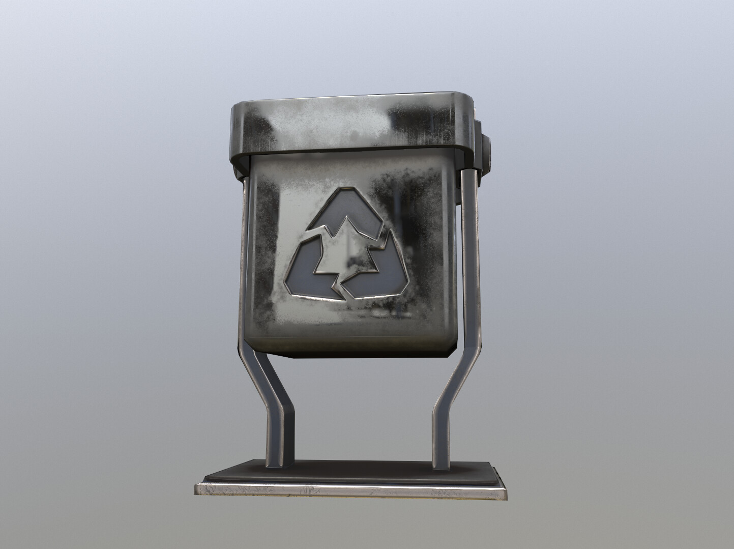 ArtStation - Metal urn / Металлическая урна