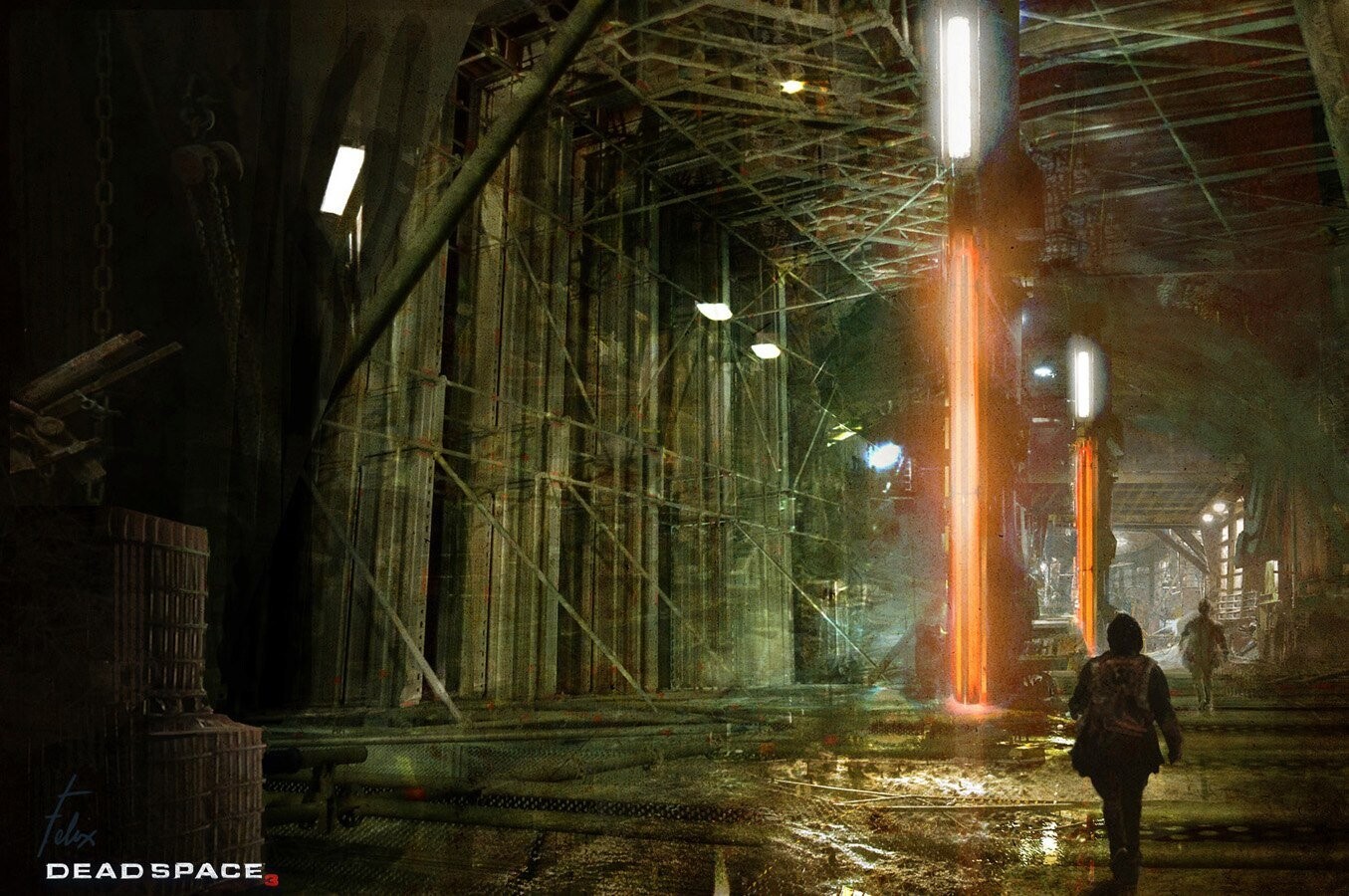 Environment on set. Dead Space environment. VFX художник.