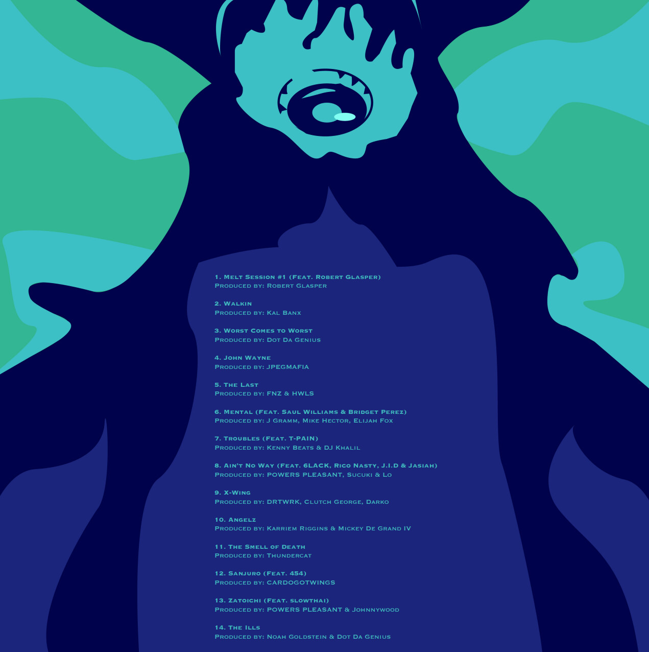 ArtStation - Fan Album Cover: Melt My Eyez See Your Future