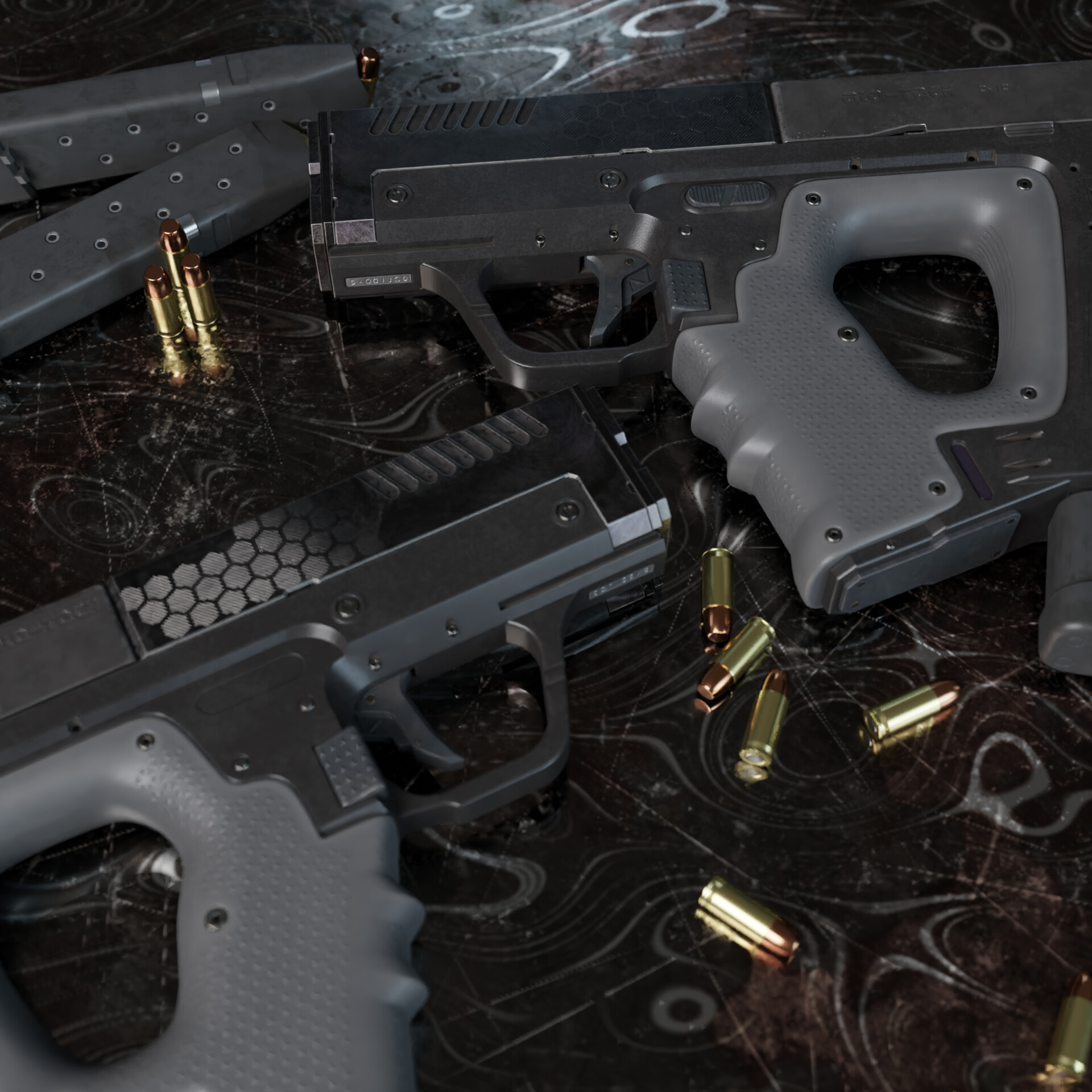 Althone Torregosa - Personal Project: Deus Ex (original) Stealth Pistol ...