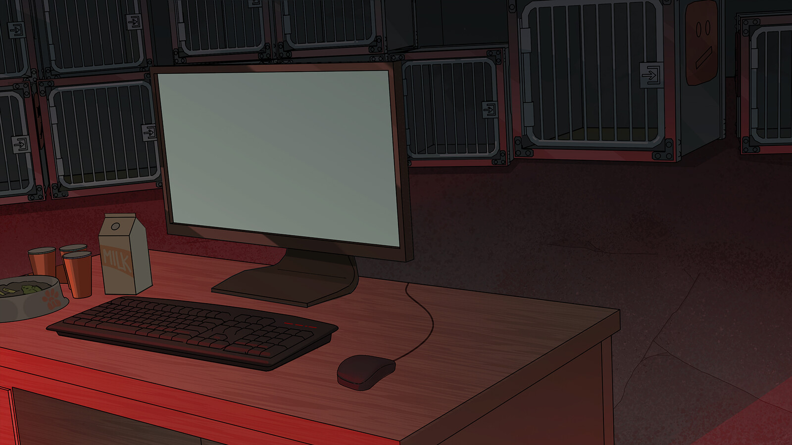 Kuo Yang Cover Illustration and Background Art Meatcanyon's "Youtube