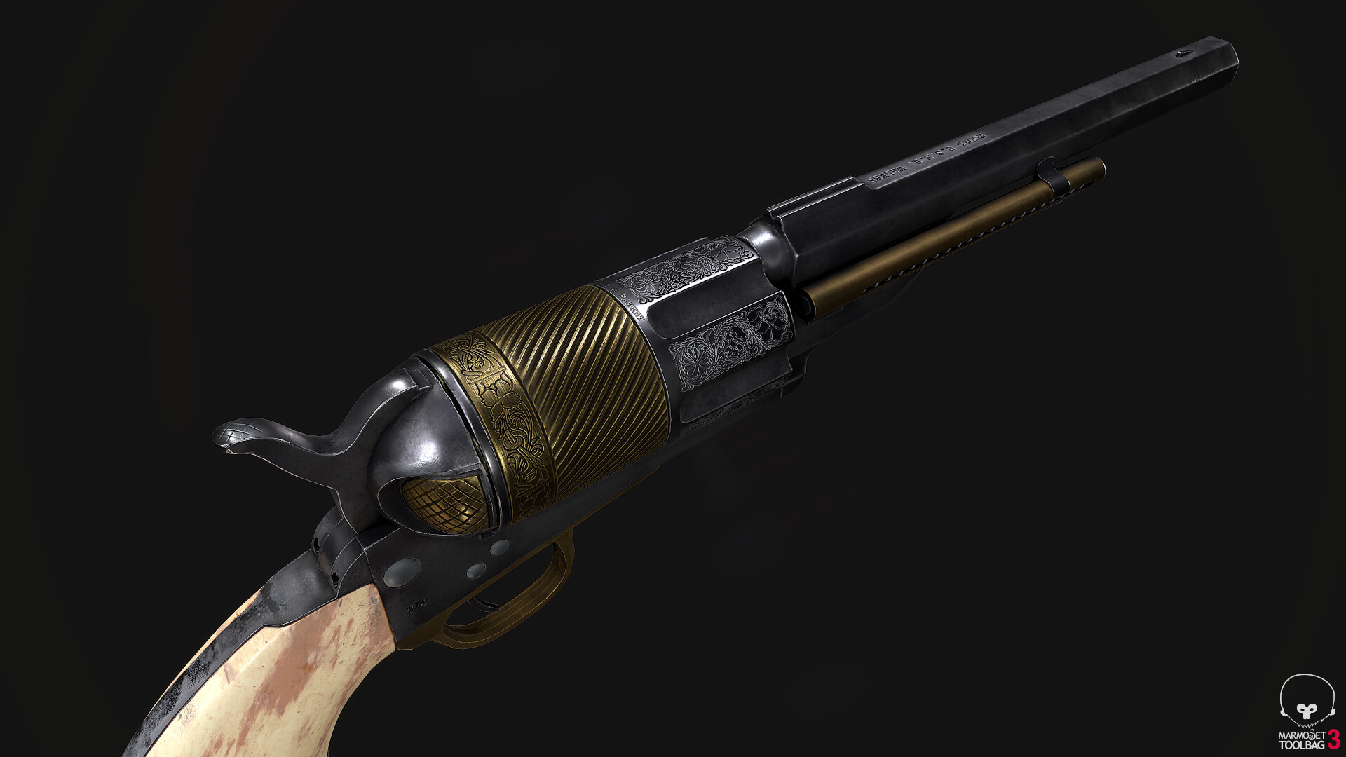 Mexican/American War 1847 Colt Walker Revolver – BattleGear Toys