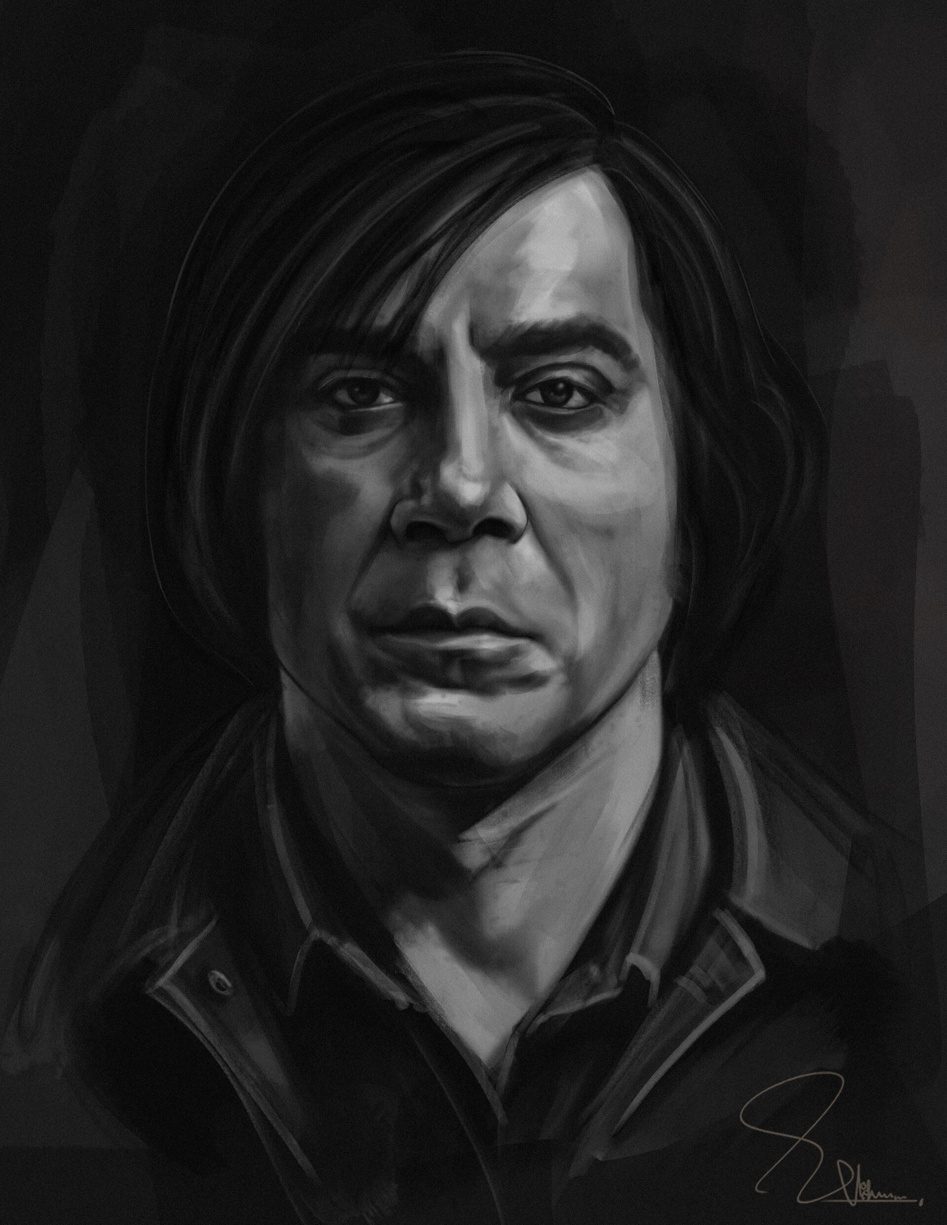 artstation-portrait-javier-bardem-no-contry-for-old-man