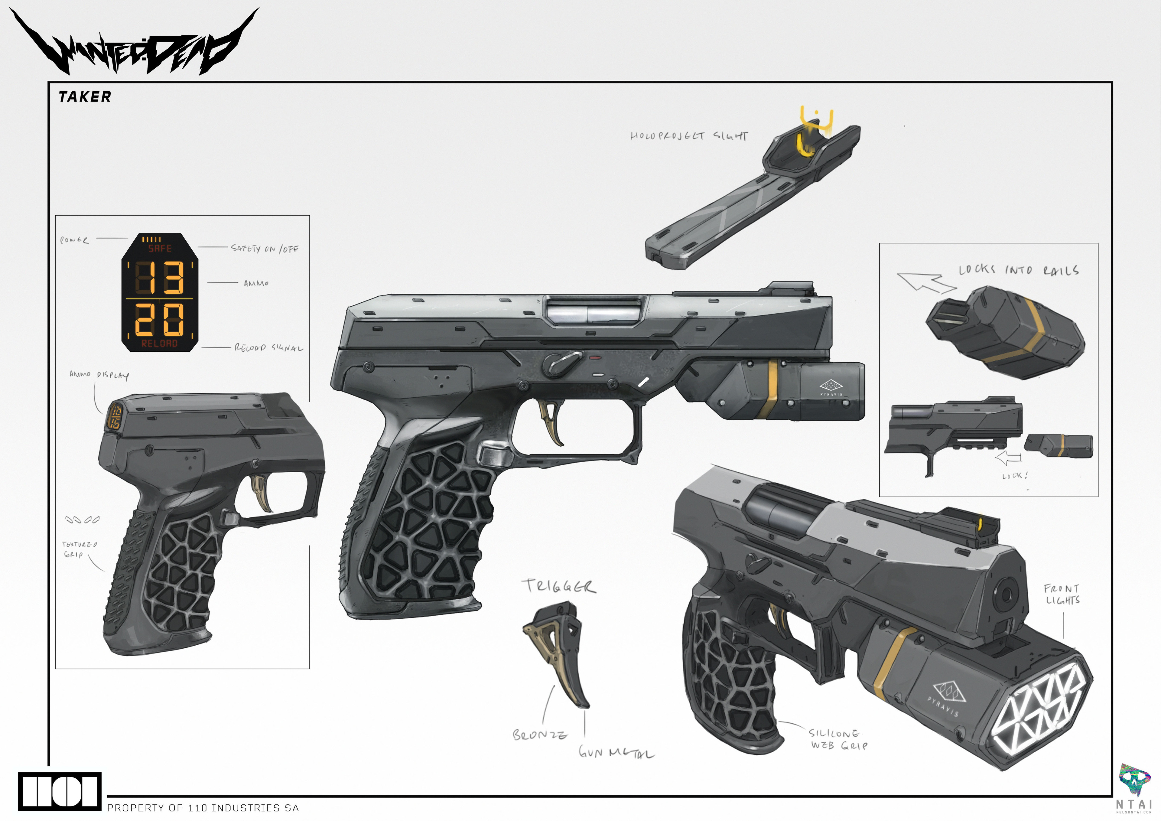 Weapon - Taker. Based on the Five Seven.