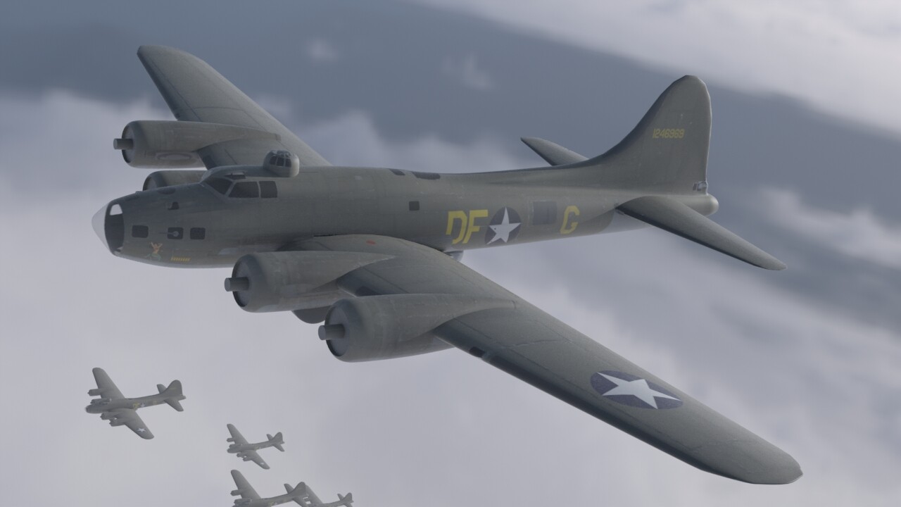 G for "Generic" had a low poly version for distance shots to fill out the formation without overtaxing our  workstations!
