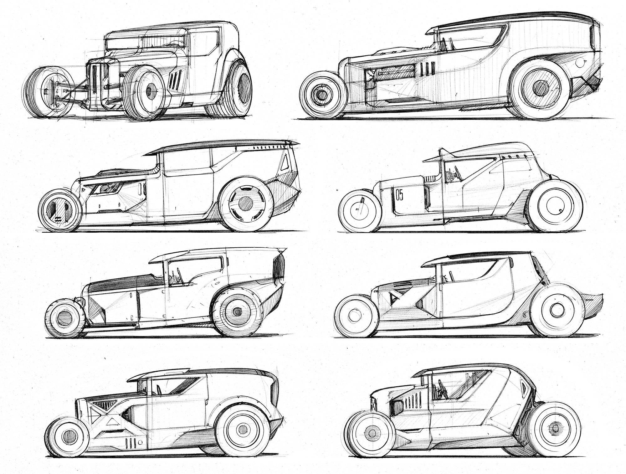 Scott Robertson - Concept Hot Rods