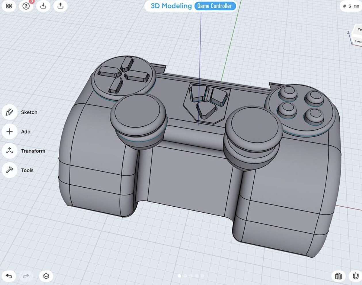 ArtStation Gaming Controller 3D Model