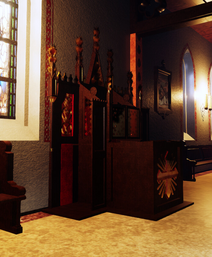 ArtStation - Confession Booth