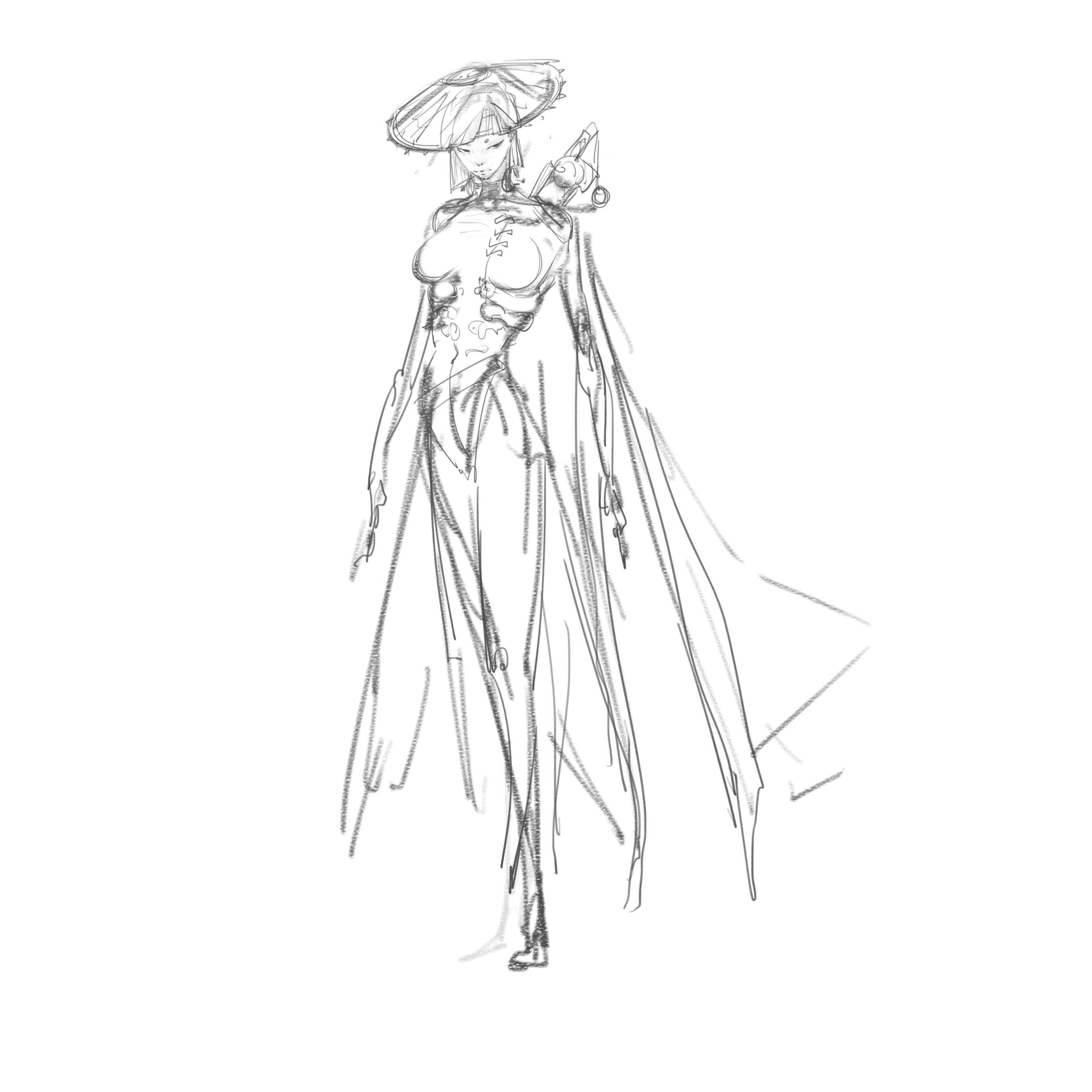Rui li character design with ai speed up
