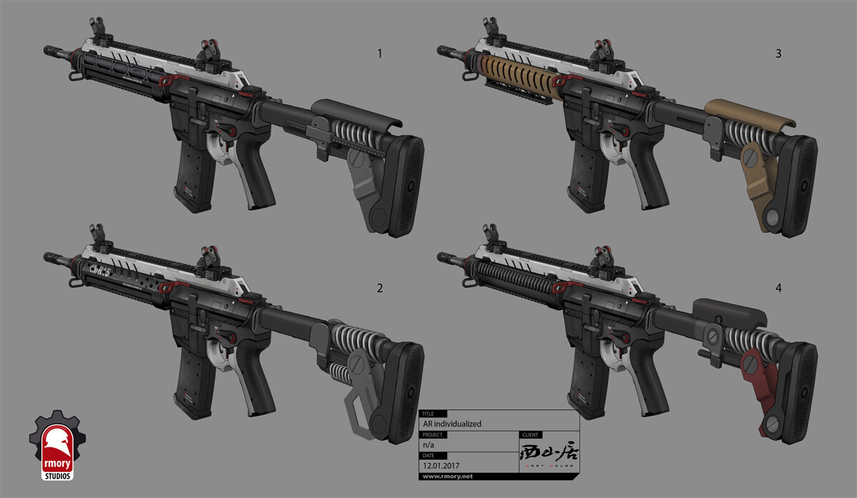 Assault Rifle individualized - rmory studios