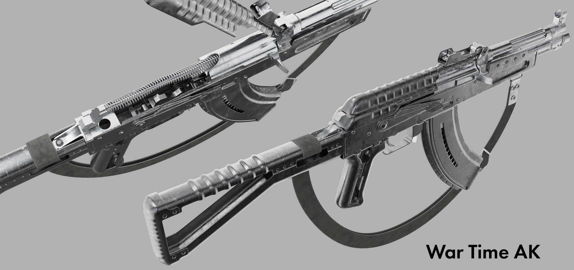 War Time AK by Andrew Zinchenko | Search by Muzli | Search by Muzli